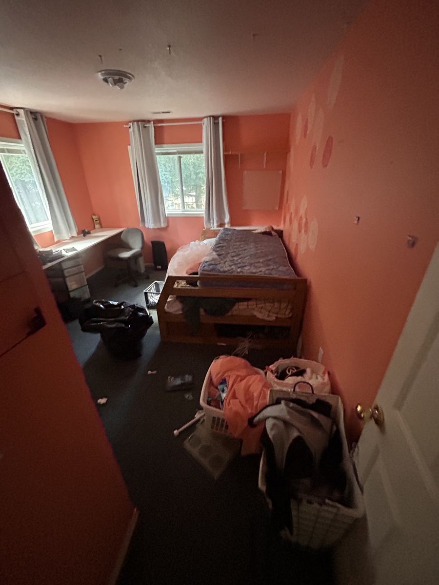 Bedroom before the cleanout